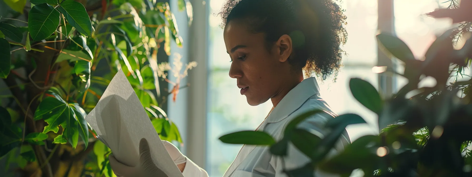 a scientist carefully examining a family tree to understand genetic traits, mirroring facebook's precise ad targeting based on data collection.